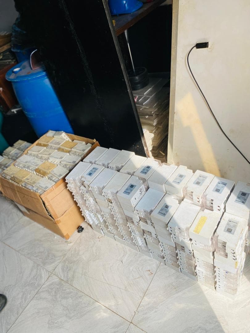 Recovered battery components awaiting assessment for a second life.